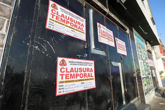 Municipalidad Provincial clausura discoteca por permitir ingreso de menores de edad
