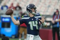 Former teammates, now productive QBs Mayfield and Darnold to face off when Bucs visit Seahawks