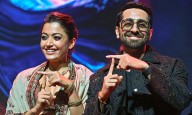 Ayushmann Khurrana, Rashmika Mandanna Set Stage on Fire With Their Dance Moves on 'Thamma' Song in Delhi