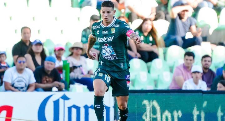 Con James Rodríguez de titular, León cayó ante Santos Laguna: Liga Mexicana