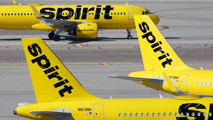 Spirit Airlines graveyard in US airport houses over 40 defunct planes amid second bankruptcy filing