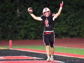 Football: Benet's Luca Diomede catches 2 TDs vs. St Patrick