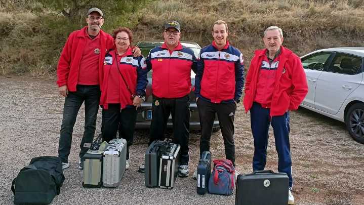 La élite del tiro aragonés se da cita en el Club Tiro Loreto