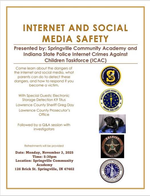 Internet and Social Media Safety event slated for Springville