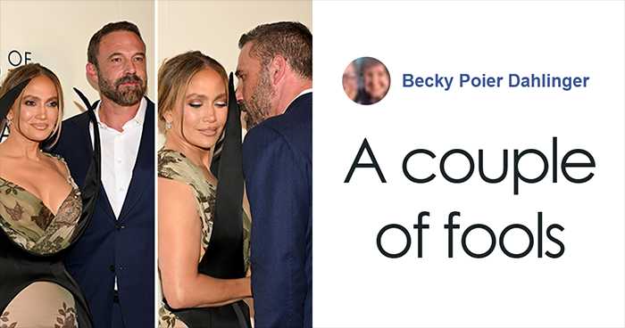 Rage And Confusion From Fans After Jennifer Lopez And Ben Affleck Cozy Up On The Red Carpet