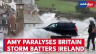 Storm Amy PEAKS: Rages Across UK & Ireland | 96mph Winds, Travel Chaos & Power