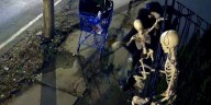 Stolen skeleton sparks talk of shopping cart ban on Watertown property