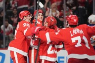 Dylan Larkin, Emmitt Finnie lead Red Wings to fifth win in a row