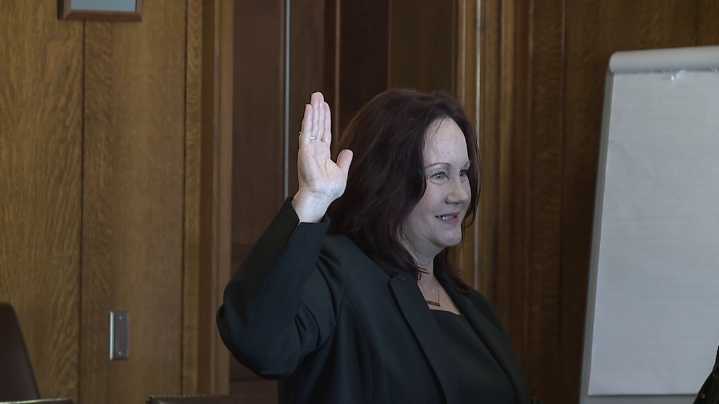 Brenda Sacco sworn in as interim commissioner in Lackawanna County