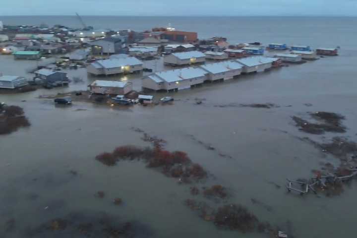 Alaska residents displaced by remnants of Typhoon Halong have limited options as winter sets in