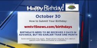 Birthdays for Thursday, October 30