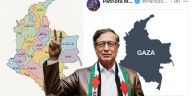 A Petro le publicaron en redes un mapa de Colombia en árabe: “A ver si le para bolas al país”