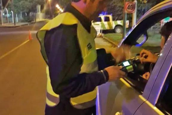 Más de 50 vehículos retenidos y una alcoholemia mas alta del año