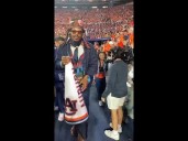 Atlanta's own Cam Newton greeted at Georgia
