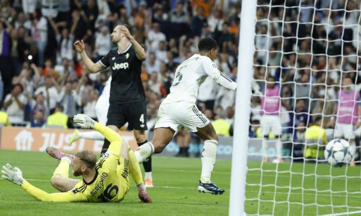 1-0. Courtois y Bellingham mantienen el pleno
