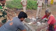 Forest dept razes under-construction house of aged woman in Hanur village