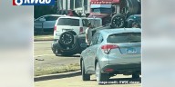 Chase involving stolen vehicle ends in crash
