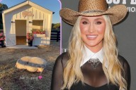 Brittany Aldean’s Pet Pig Betty Starts Her ‘Next Chapter’ in a Fancy New Barn