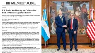 Los bancos de EE.UU piden garantías al gobierno de Trump para respaldar el auxilio a Argentina