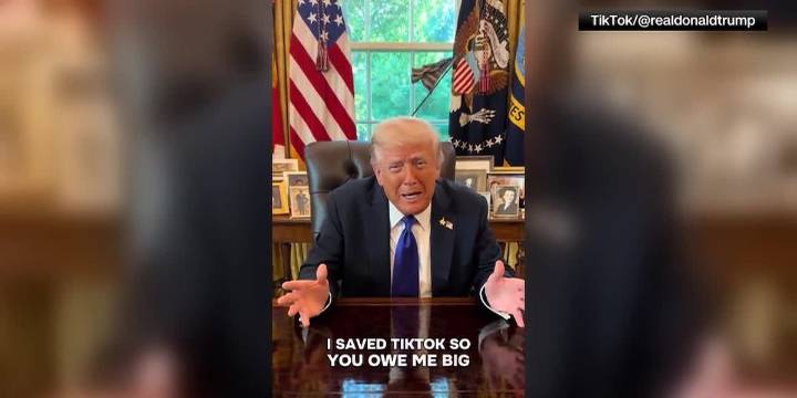 ‘I saved TikTok’: Trump posts first TikTok in office