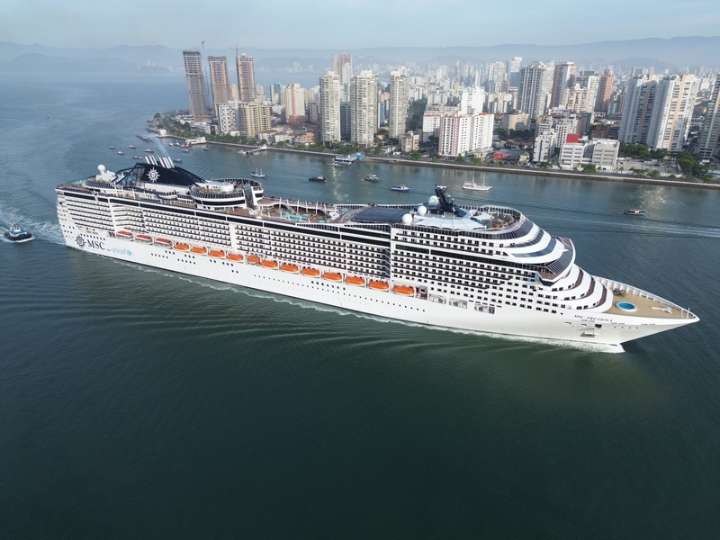 MSC Preziosa Opens Cruise Season in Santos
