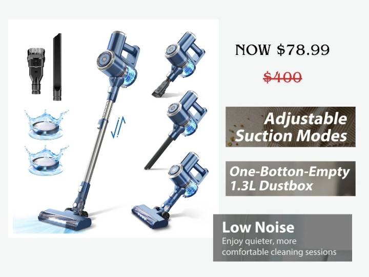 PrettyCare x Walmart News: cordless vacuum for under $79 during early holiday deal today