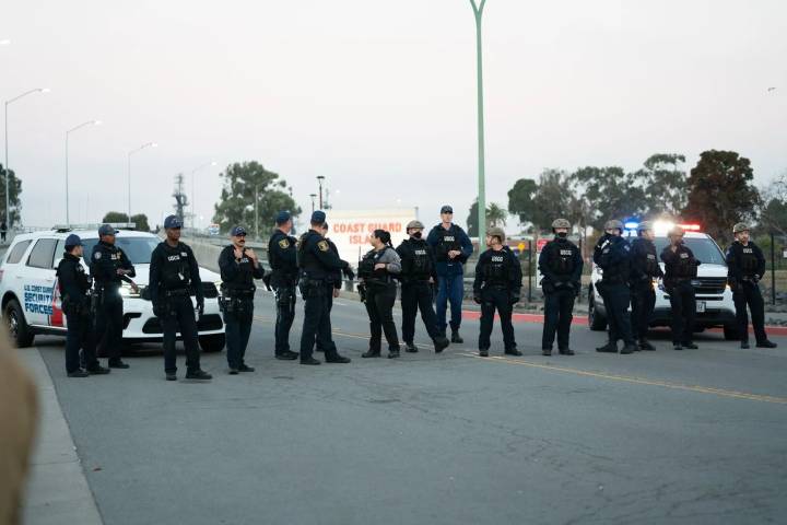Law enforcement shoot into truck at Oakland immigration protest
