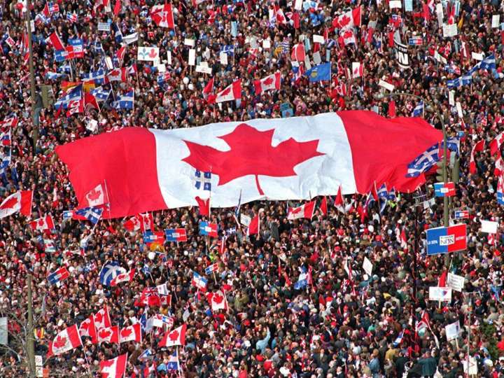 Majority of Canadians see Canada as one nation