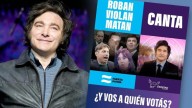 "Roban, violan, matan" versus "Canta": la agresiva "encuesta" de campaña que posteó Javier Milei