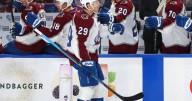 Avalanche's MacKinnon punctuates hot start with stick twirl, fist pump in 2