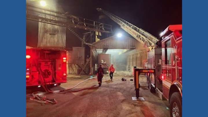 Suffolk fire crews control early morning blaze at Factory Street