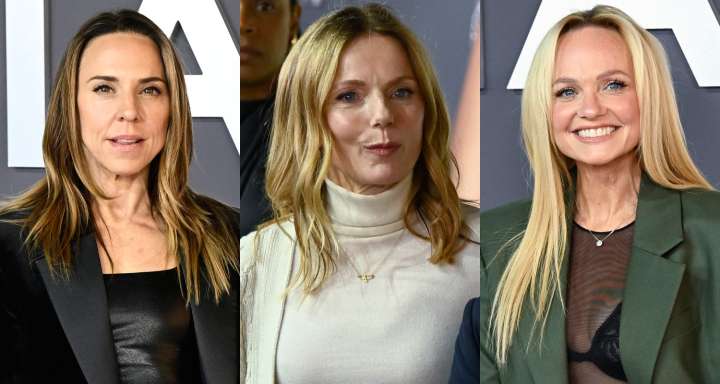 Spice Girls’ Mel C, Geri Halliwell, & Emma Bunton Support Victoria Beckham at World Premiere of Netflix Docu-Series in London! | Beau Jones, Christian Horner, Emma Bunton, Eva Longoria, Geri Halliwell