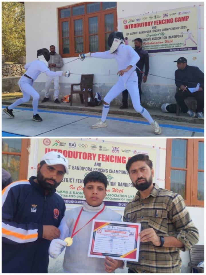Introductory Fencing Camp & 1st District Championship Conclude Successfully in Bandipora