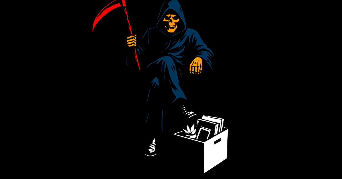 Grim Reaper’s Sinister Clue That Trump Jobs Slashing Has Begun