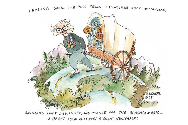 Cartoon: Bringing home gold, silver and bronze for The Beachcomber