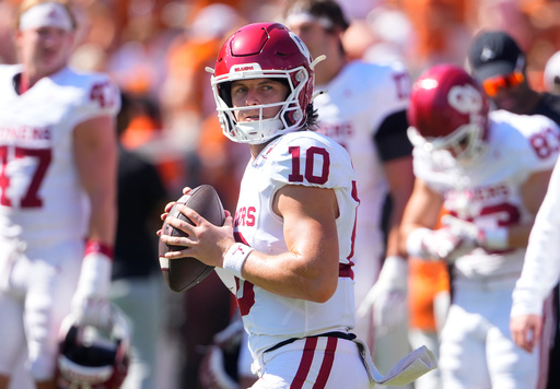 Oklahoma QB John Mateer back as starter vs. Texas only 3 weeks after hand injury