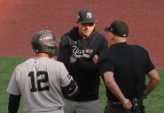 Yankees burned by bad call on first pitch of ALDS