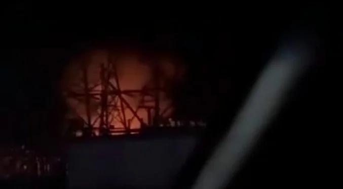 Reportan incendio en subestación eléctrica de Santa Cruz en Aragua