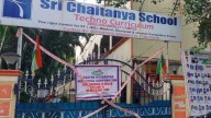 Sri Chaitanya School in Serilingampally Sealed by GHMC