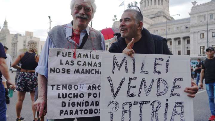 Otra vez marcharon al Congreso por los derechos de los jubilados