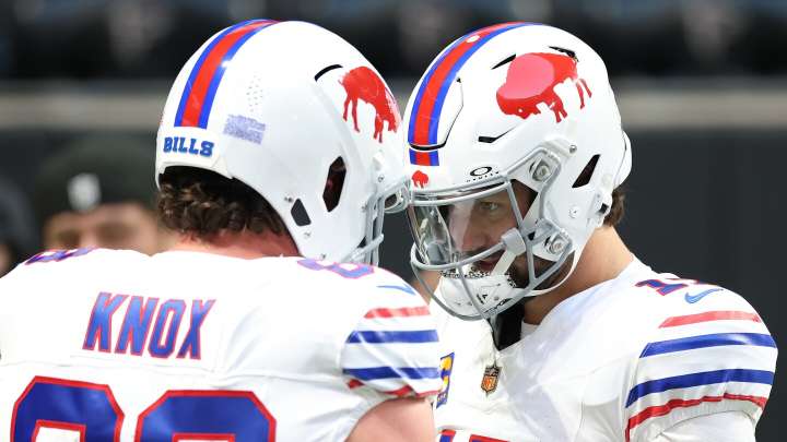 Bills tie Falcons 7-7 on Josh Allen's TD throw