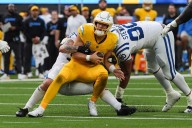 Slipping Chargers see just how high bar is being set in AFC in loss to Colts