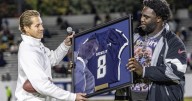 DJ Reader honored by Grimsley with jersey retirement