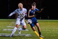 Top-ranked Portage Central soccer resets, romps in rain to 4th straight regional final