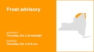 NY weather: Frost advisory affecting New York Thursday – temperatures could sink to 32