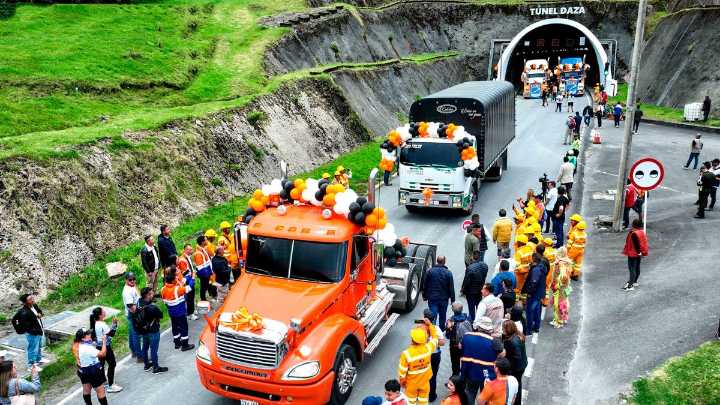 Reabren el Túnel de Daza tras 100 días de obras que fortalecen la conectividad vial en Nariño