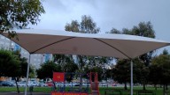 El PSOE de Ponferrada critica la cubierta del Parque de la Concordia y pone como ejemplo las de León