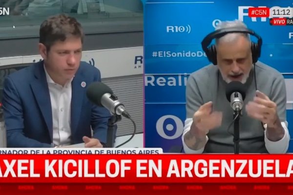 Axel Kicillof resaltó “las limitaciones” que tiene Milei por no haberlo invitado a la reunión con gobernadores