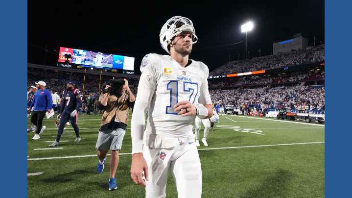 Allen and high-scoring Bills will try to rebound from 1st loss when they face Penix and Falcons