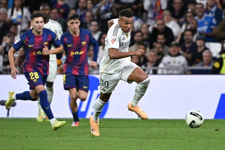 Mbappé y Bellingham le dan la victoria al Real Madrid sobre Barcelona